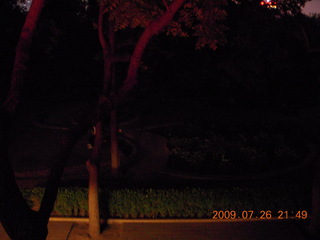 146 6xs. China eclipse - park in Beijing (very low light)