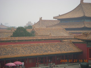 China eclipse - Beijing - Forbidden City sign