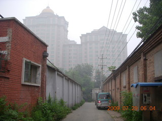 1 6xv. China eclipse - Beijing morning run - back alley