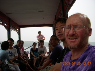 146 6xv. China eclipse - Beijing - Summer Palace - boat ride - Adam