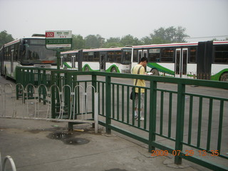 186 6xv. China eclipse - Beijing - bus