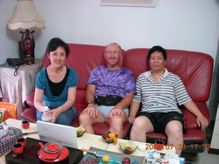 217 6xv. China eclipse - Beijing - dinner with Jack's parents - Adam