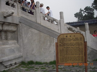 86 6xw. China eclipse - Beijing - Temple of Heaven (sign)