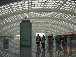 148 6xw. China eclipse - Beijing airport train station