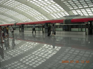 149 6xw. China eclipse - Beijing airport train station