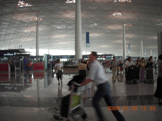 156 6xw. China eclipse - Beijing airport