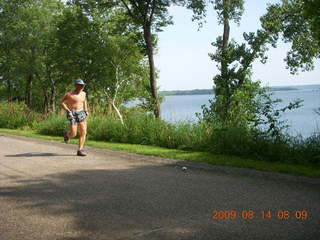 Afton, Minnesota, run - Adam running