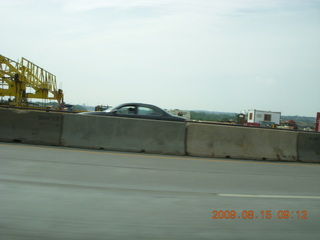 construction on the Mississippi River bridge in Minnesota