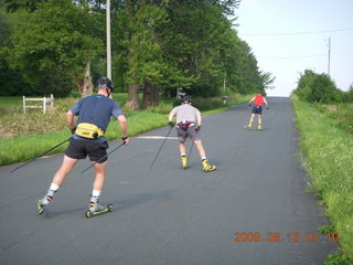 Afton, Minnesota, run - roller bladers