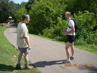 Kevin and Steve - Burnsville, Minnesota, trail run
