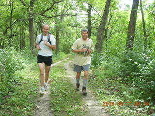 Steve and Kevin - Burnsville, Minnesota, trail run