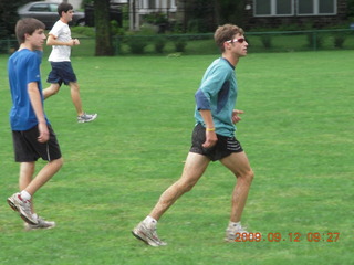 CHS XC 2009 - Adam Alper playing Frisbee