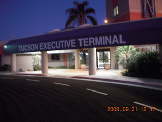 F-16 landing at Tucson (TUS)