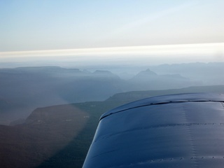 25 702. aerial - south rim of Grand Canyon ahead
