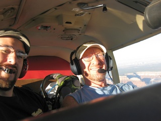 aerial - Grand Canyon - Neil and Adam flying in N4372J
