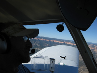 Adam flying N4372J over Bryce Canyon