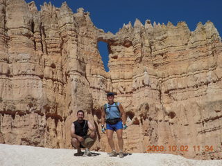 146 702. Bryce Canyon amphitheater hike - Neil and Adam