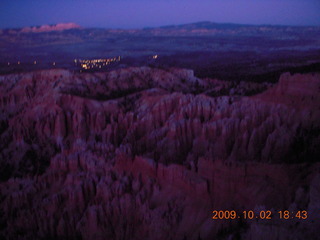 237 702. Bryce Canyon - dark after sunset