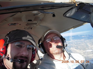 18 703. Neil and Adam flying in N4372J