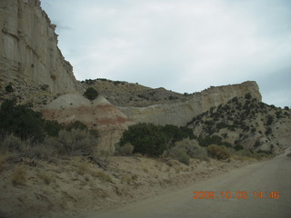 driving to Kodachrome Basin and Grosvenor Arch