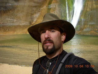 123 704. Escalante - Calf Creek trail - waterfall - Neil