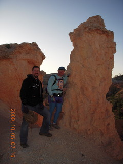 Bryce Canyon - sunrise at Sunrise Point - Neil - Adam's chosen hoodoo