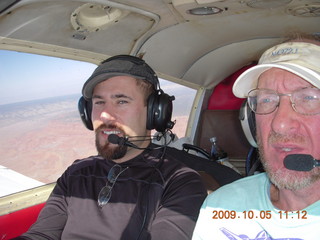 Neil and Adam flying in N4372J
