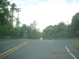 autumn driving through Holmdel