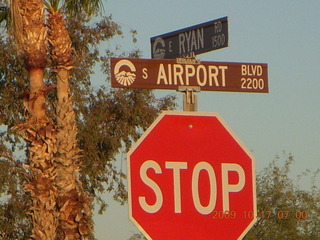 30 70h. Airport Road at Chandler Airport (CGD)