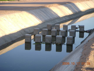 Chandler Airport (CHD) run along canal