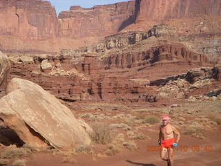 14 71a. Lathrop trail hike - Adam running
