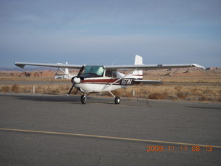 LaVar's C172 airplane at Hanksville Airport (HVE)