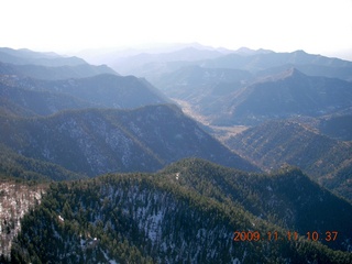 aerial - high country in Utah