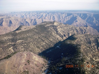 aerial - high country in Utah