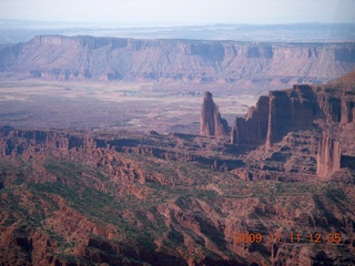 aerial - Utah back-country near Arches National Park