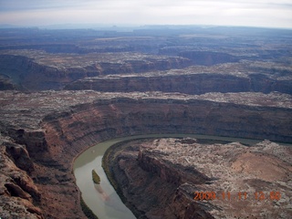 aerial - Utah back-country near Arches National Park - Colorado River