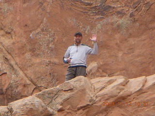 Arches National Park - Devils Garden hike - Coop at Double-O Arch
