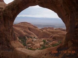 37 71c. Arches National Park - Devils Garden hike - Double-O Arch
