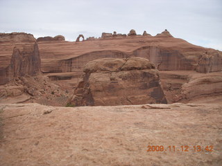 50 71c. Arches National Park - Delicate Arch from viewpoint