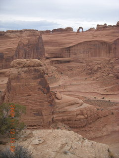 69 71c. Arches National Park - Delicate Arch from viewpoint