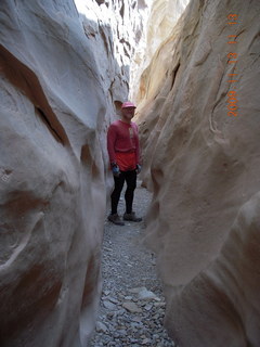 102 71d. Little Wild Horse Pass slot-canyon hike - Adam