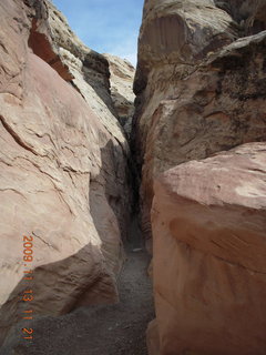 116 71d. Little Wild Horse Pass slot-canyon hike