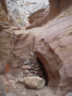 148 71d. Little Wild Horse Pass slot-canyon hike - not comfortable climb for me