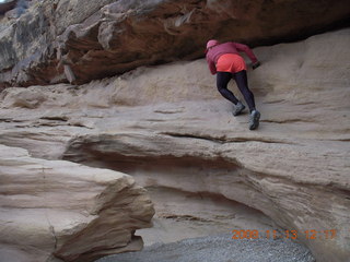 173 71d. Little Wild Horse Pass slot-canyon hike - Adam