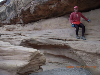 175 71d. Little Wild Horse Pass slot-canyon hike - Adam