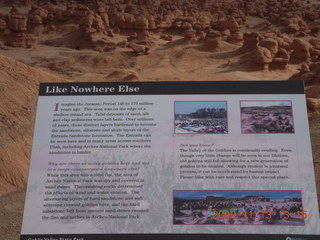 206 71d. Goblin Valley State Park - sign