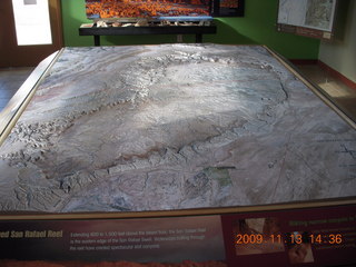 270 71d. Goblin Valley State Park relief model of San Rafael Reef