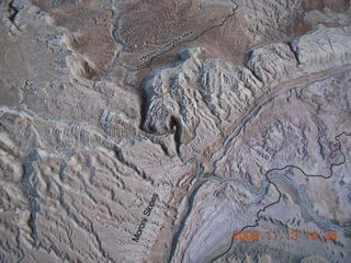 271 71d. Goblin Valley State Park relief model of San Rafael Reef