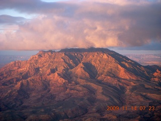 aerial - Lake Powell area mountains