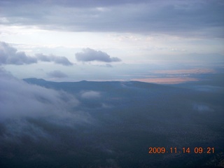 aerial - PGA to DVT - clouds